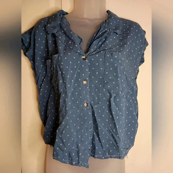 2 FOR $25 JACH GIRLFRIEND button up-(#881) - Picture 1 of 9